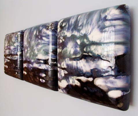 Flow - Glazed Ceramics - 2007 - 100 x 30 x 10 cm