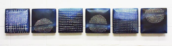 Dots and Stripes - Glazed Ceramics - 2008 - Glazed Ceramics - 200 x 30 x 10 cm