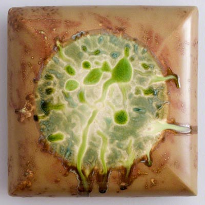 Nebula 2 - Glazed Ceramics - 2010 - 30 x 30 x 10 cm