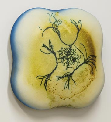 Unwind - Glazed Ceramics - 2010 -  36 x 36 x 14 cm 