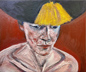 Self-portrait wearing Zillertaler Hat 9